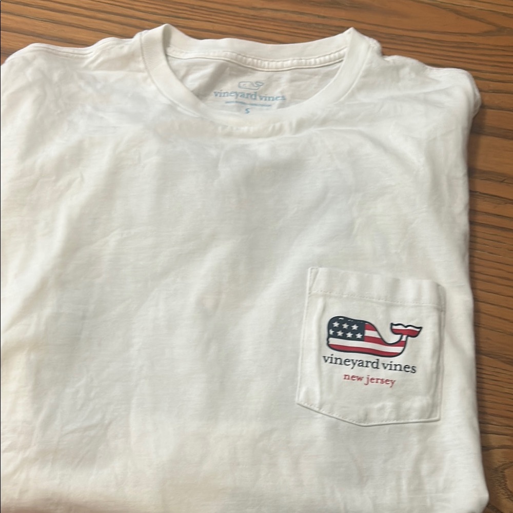 Vineyard Vines White Long Sleeve Tee